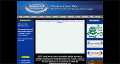 Desktop Screenshot of mocosocialsports.com